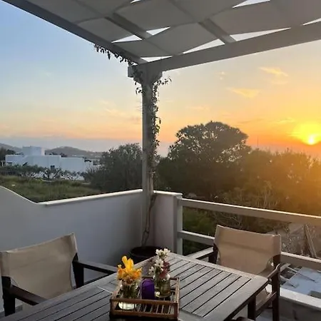 Tatil Evi Minimal Blue With Sunset View In Páros