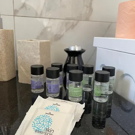 Minimal Blue With Sunset View In