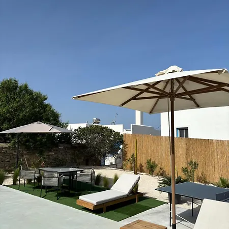 Tatil Evi Minimal Blue With Sunset View In Páros