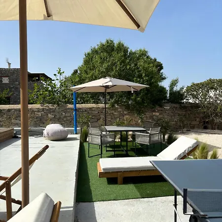 Minimal Blue With Sunset View In * Páros