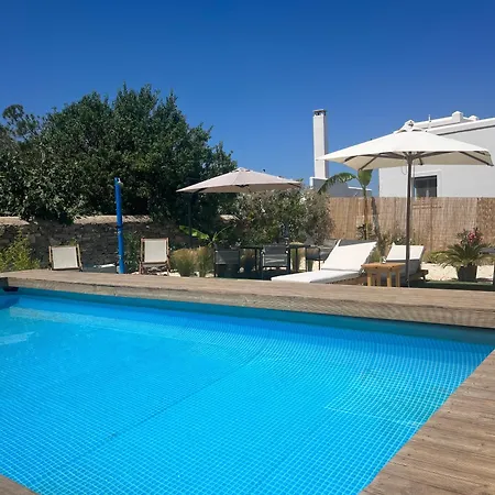 Tatil Evi Minimal Blue With Sunset View In Páros