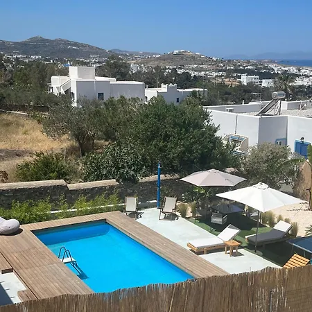 Minimal Blue With Sunset View In Páros