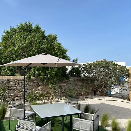 Minimal Blue With Sunset View In