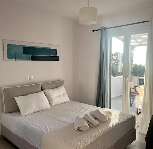 Minimal Blue With Sunset View In * Πάρος