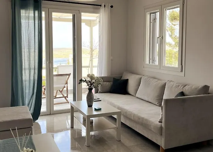 Minimal Blue With Sunset View In * Πάρος