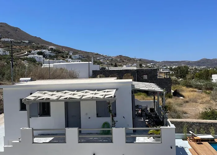 Minimal Blue With Sunset View In Σπίτι διακοπών *