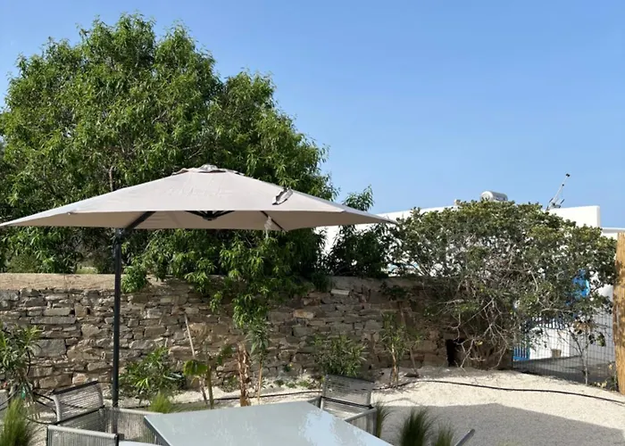 Minimal Blue With Sunset View In