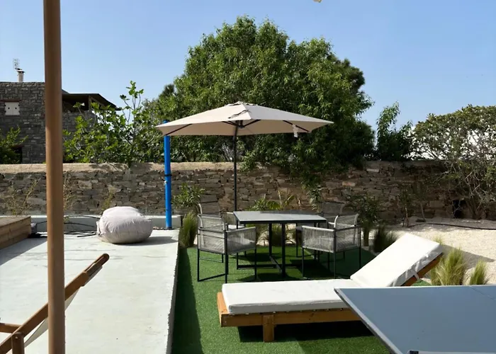 Minimal Blue With Sunset View In * Πάρος